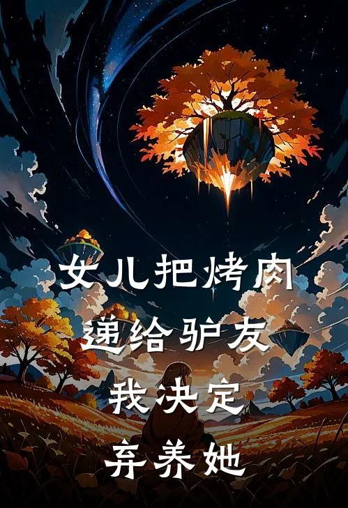 女儿把烤肉递给驴友，我决定弃养她