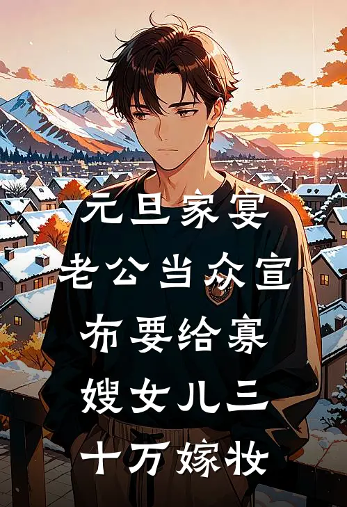 元旦家宴，老公当众宣布要给寡嫂女儿三十万嫁妆